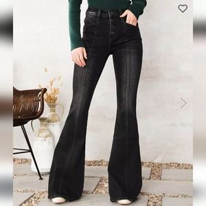 Flying Monkey High Rise stretch Flare Jean